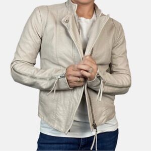 Free People Vegan Leather Moto jacket